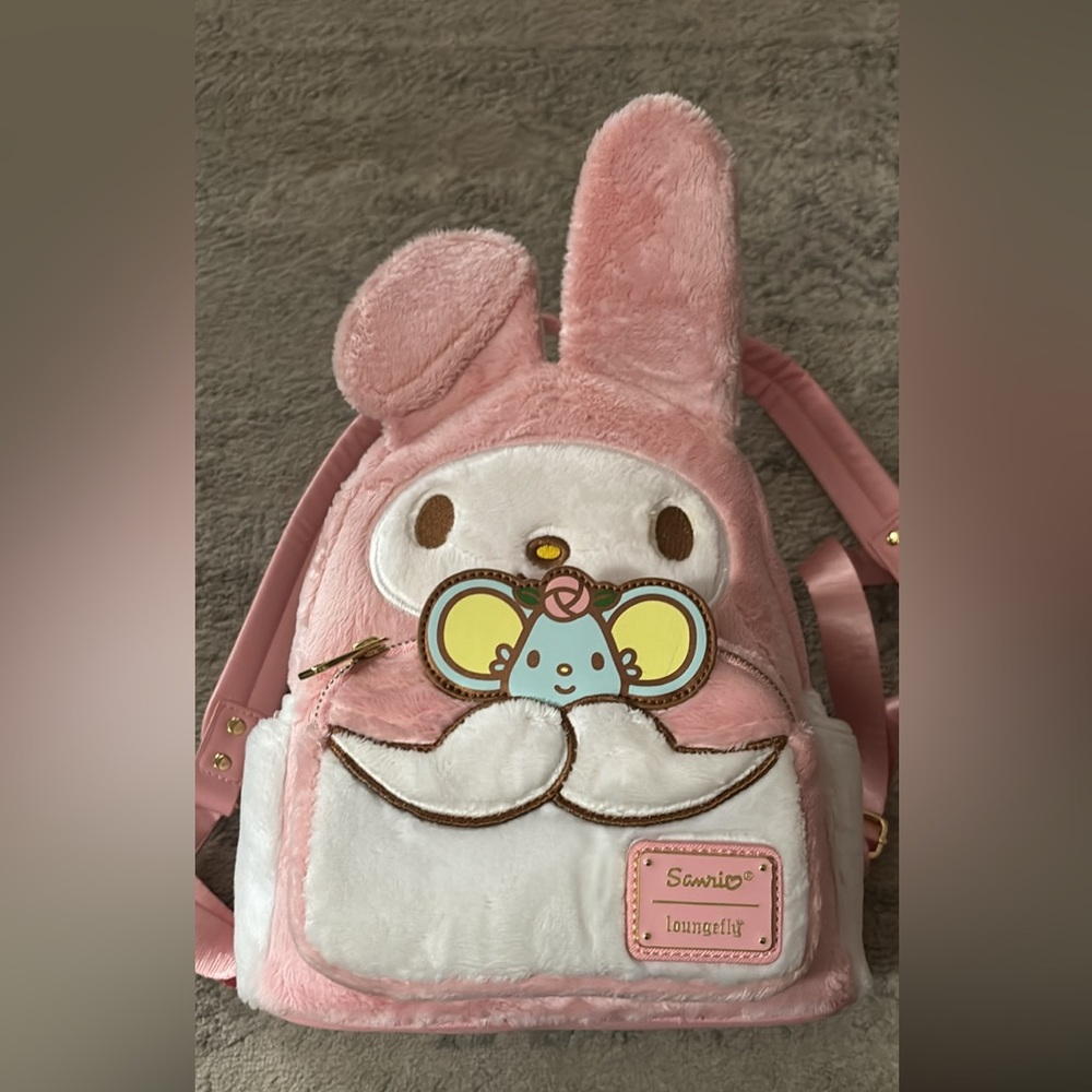 Sanrio Pink and White Bunny Backpack